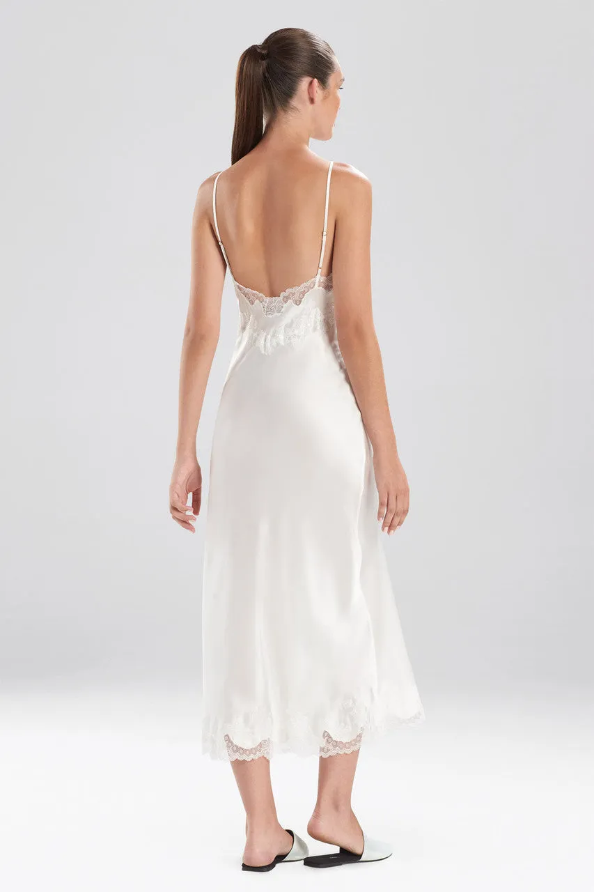 Lolita Lace Slit Silk Slip Dress sold by Natori product image thumbnail 5