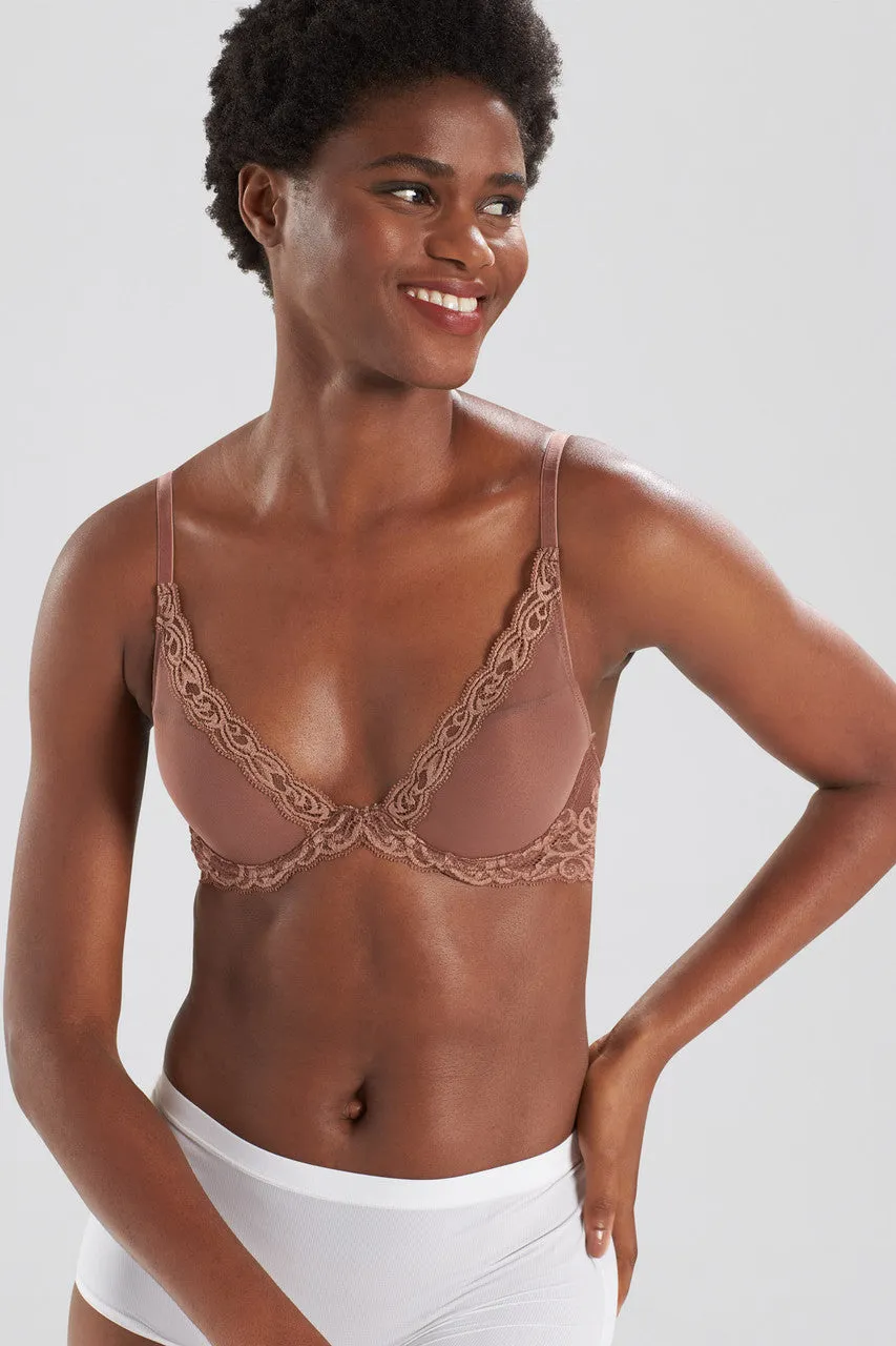 Feathers Plunge T-Shirt Bra - Basics sold by Natori product image thumbnail 5