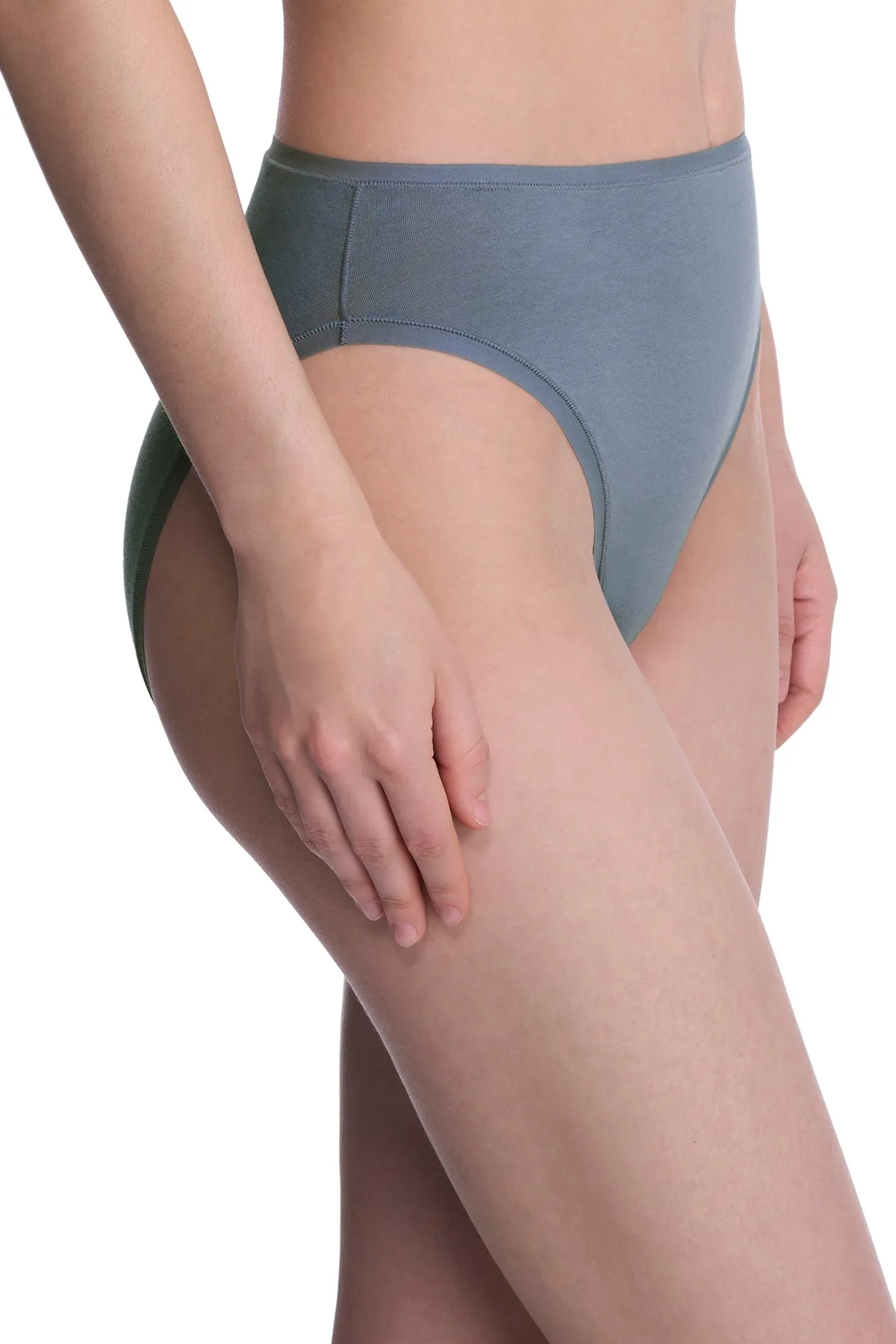 Bliss Bare Cotton High Cut Brief sold by Natori product image thumbnail 3