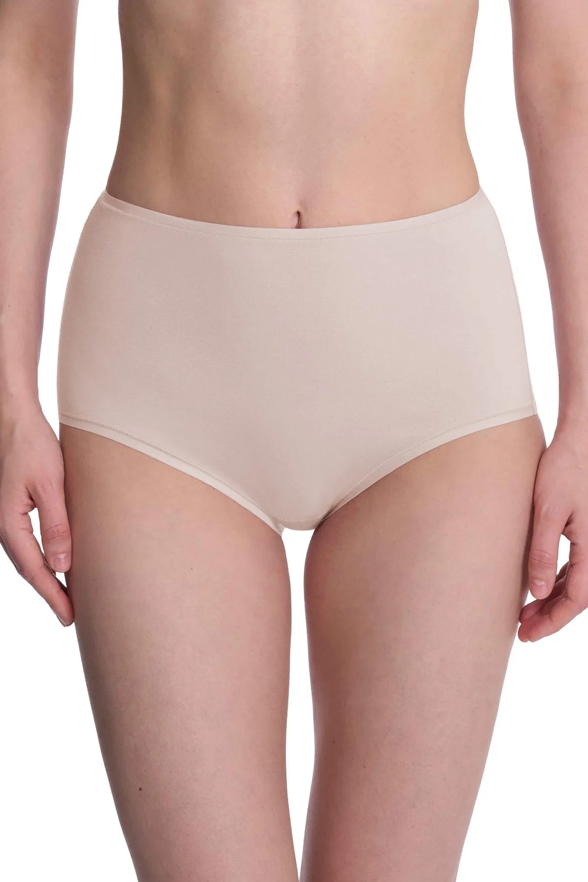 Bliss Bare Cotton High Waist Brief sold by Natori