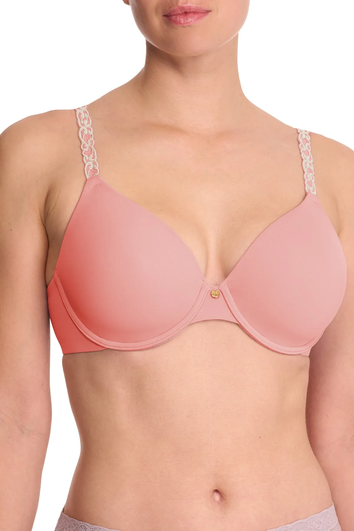Pure Luxe Custom Coverage Contour Underwire Bra sold by Natori