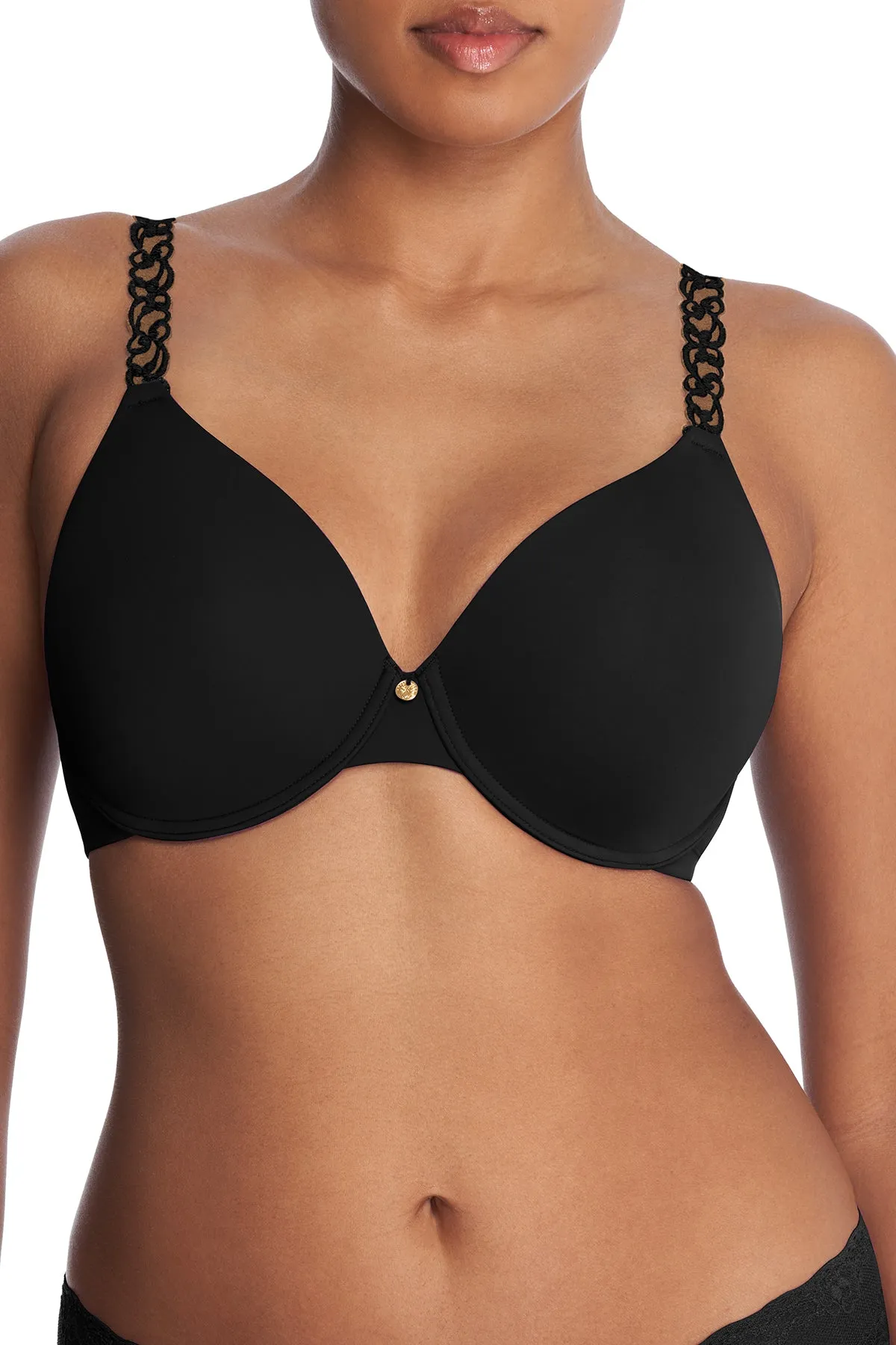 Pure Luxe Custom Coverage Contour Underwire Bra sold by Natori