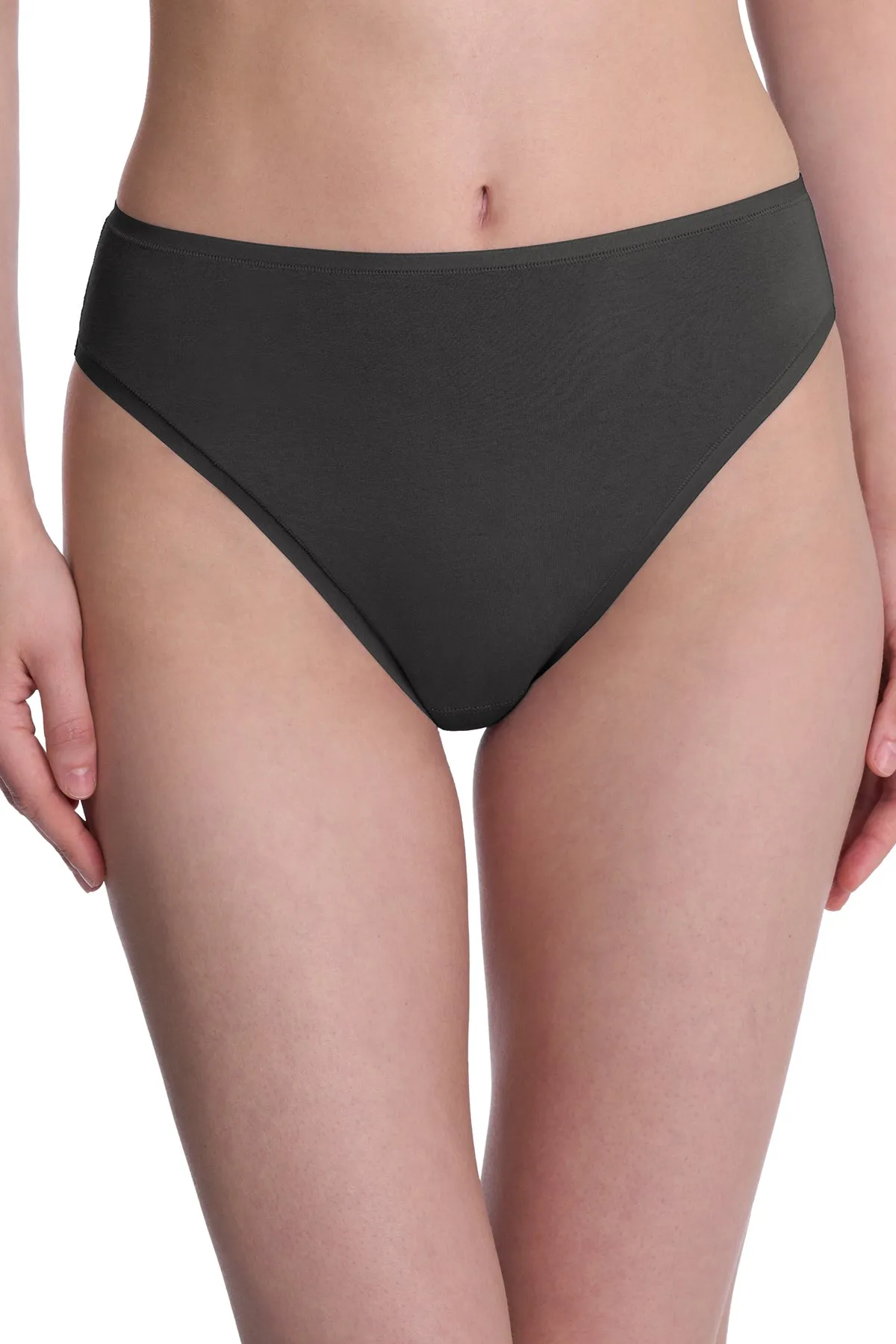 Bliss Bare Cotton High Cut Brief sold by Natori