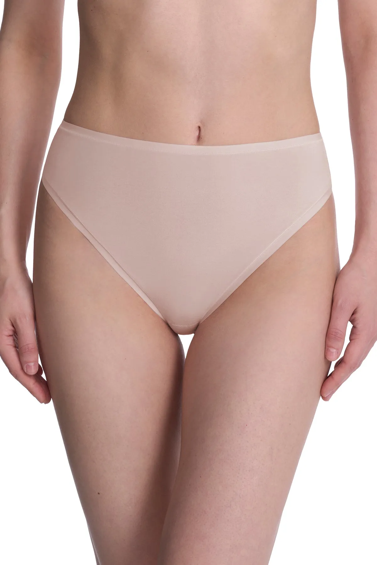Bliss Bare Cotton High Cut Brief sold by Natori