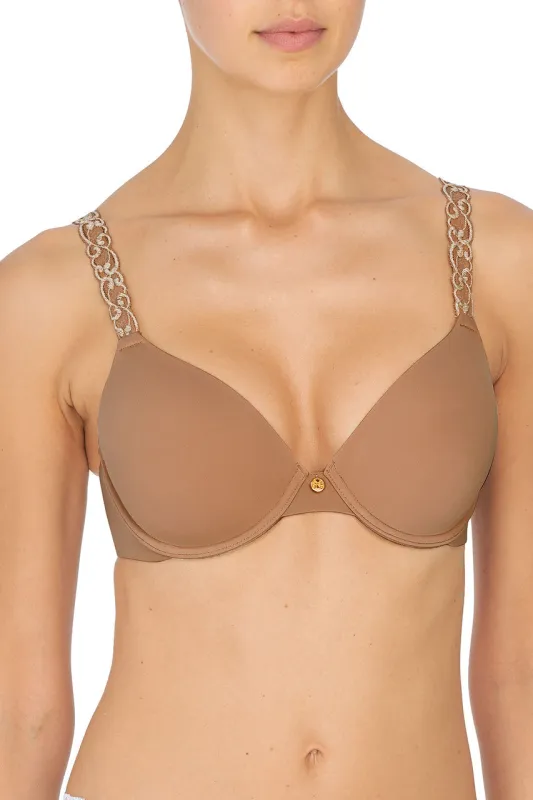 Pure Luxe Custom Coverage Contour Underwire Bra sold by Natori