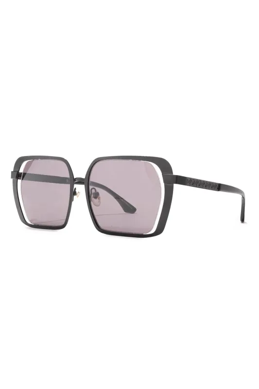 Kintsu Metal Rectangle Sunglasses sold by Natori