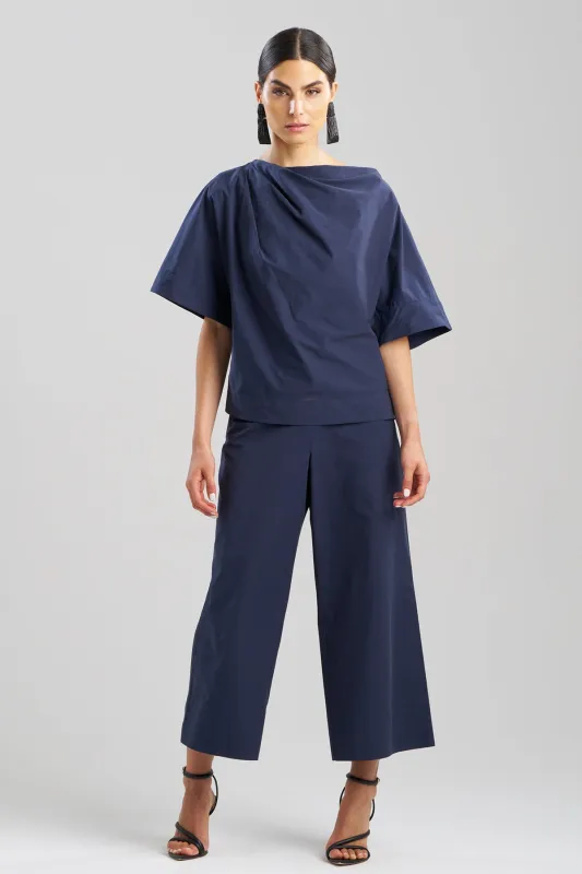 Tech Cotton Taffeta Origami Top sold by Natori