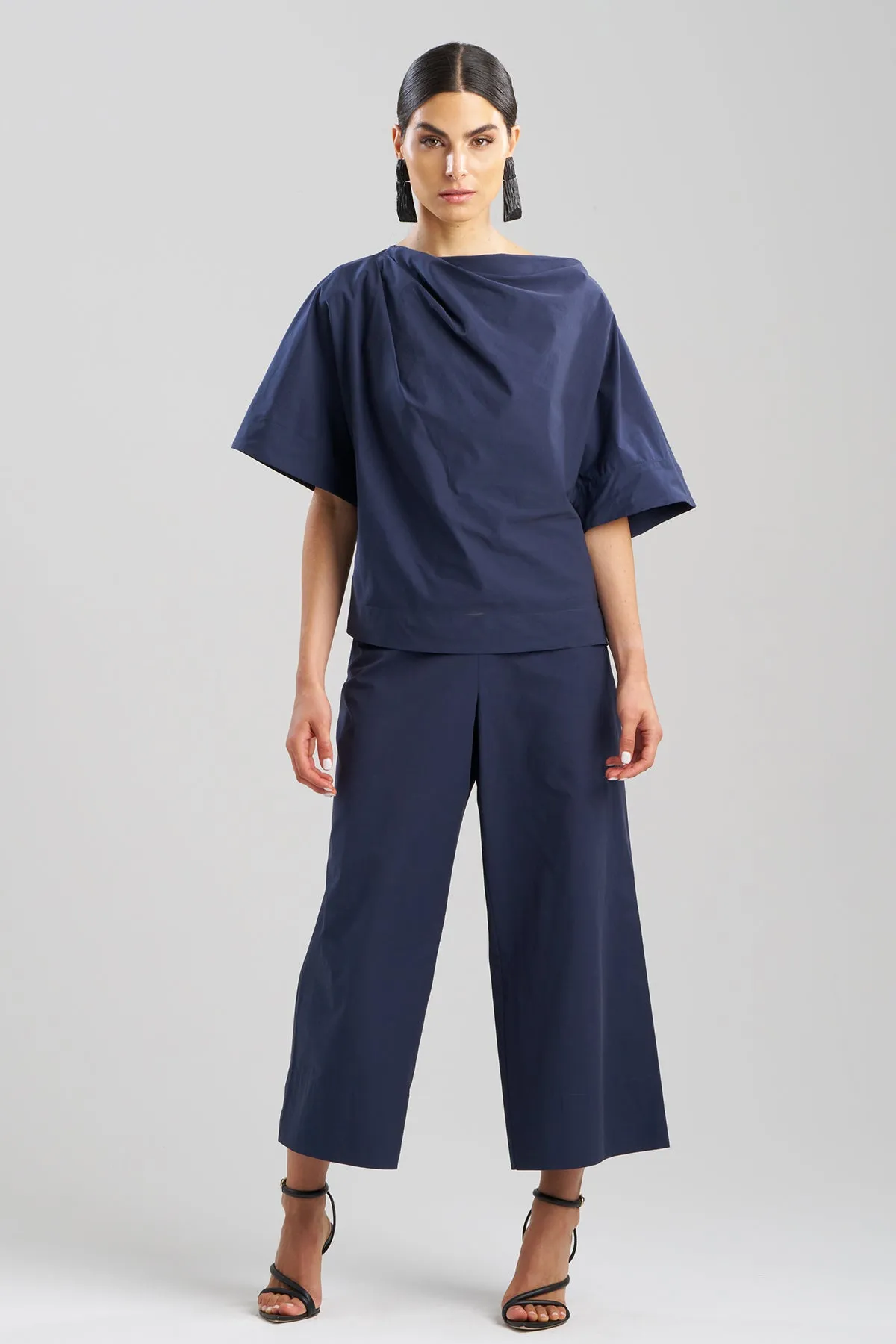 Tech Cotton Taffeta Origami Top sold by Natori