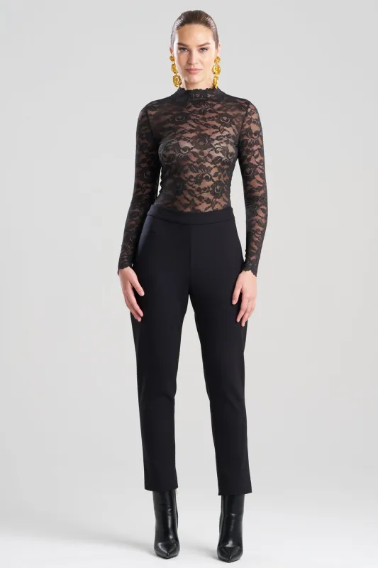 Techno Crepe Side Zip Ankle Pants sold by Natori