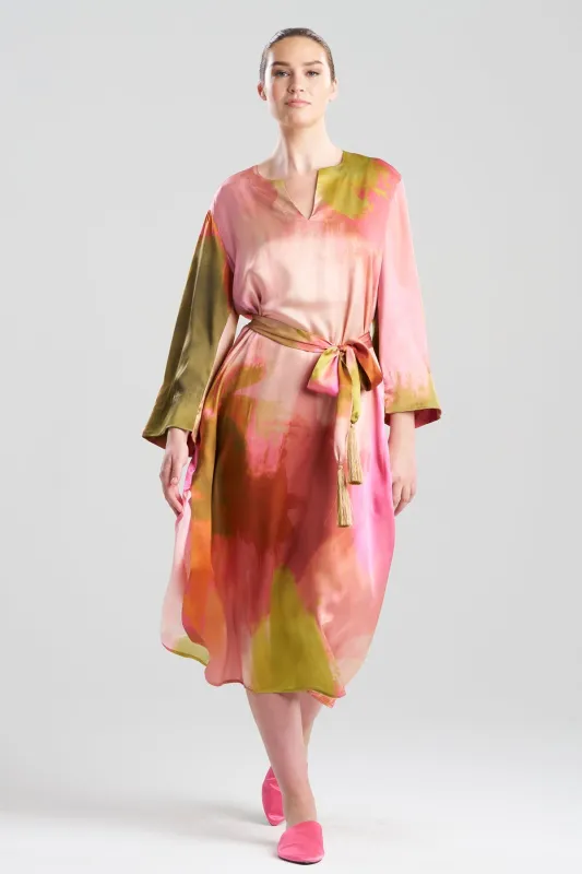 Brushstroke Silk Caftan sold by Natori