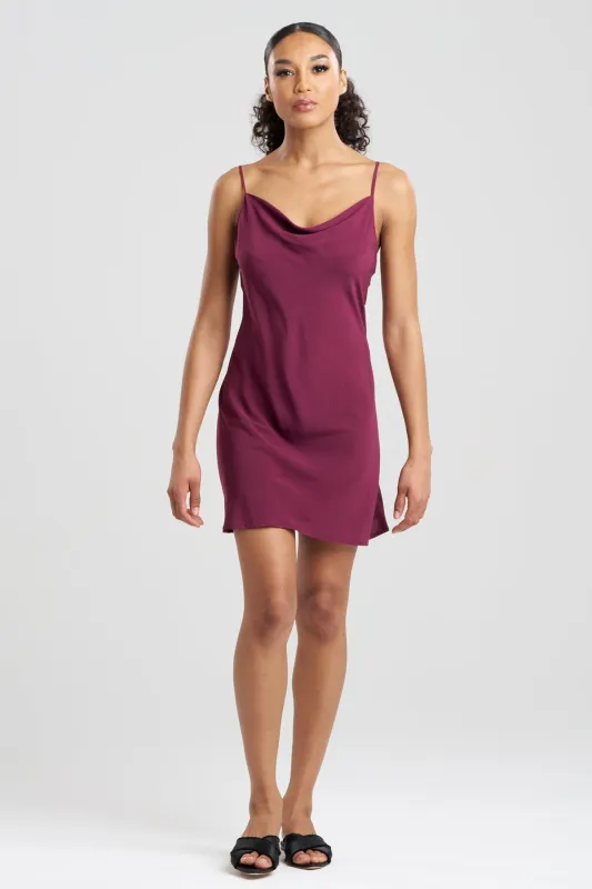 Sleek Silk Modal Cowl Chemise sold by Natori