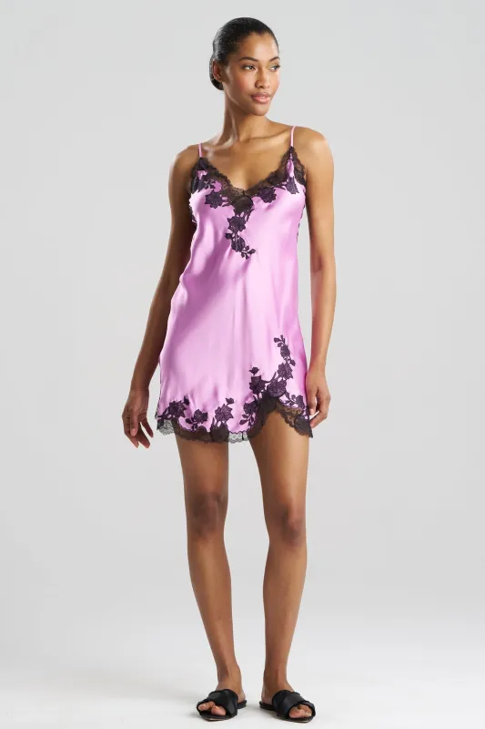 Lolita Lace Trim Silk Chemise sold by Natori