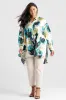 Mira Silk Twill Oversized Shirt sold by Natori