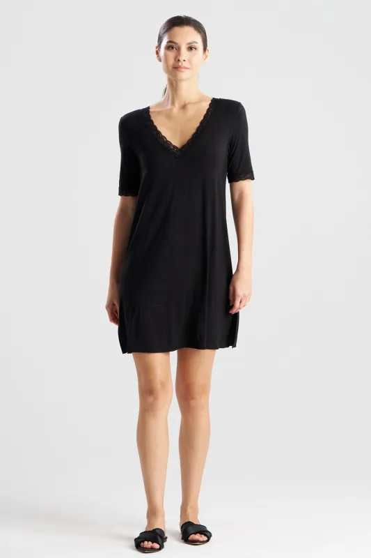 Feather Essentials Lenzing™ Ecovero™ Viscose Lace Sleepshirt made by Natori