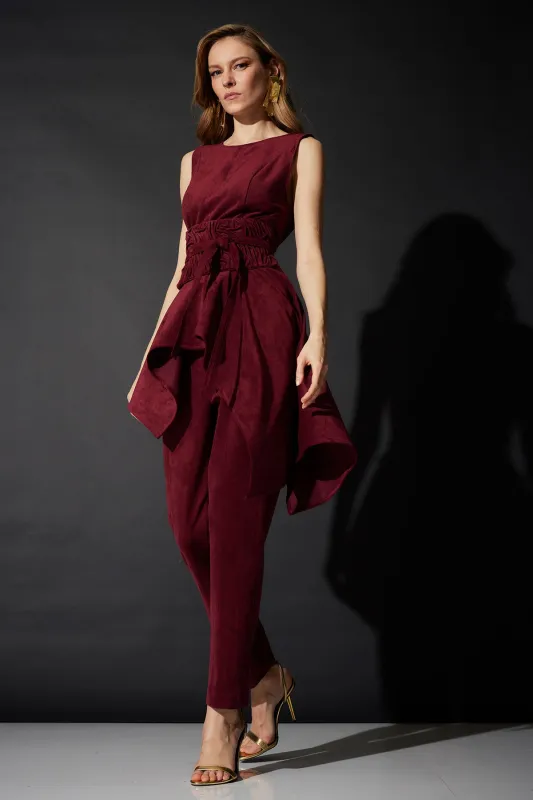 Vegan Luxe Suede Cascade Top sold by Natori