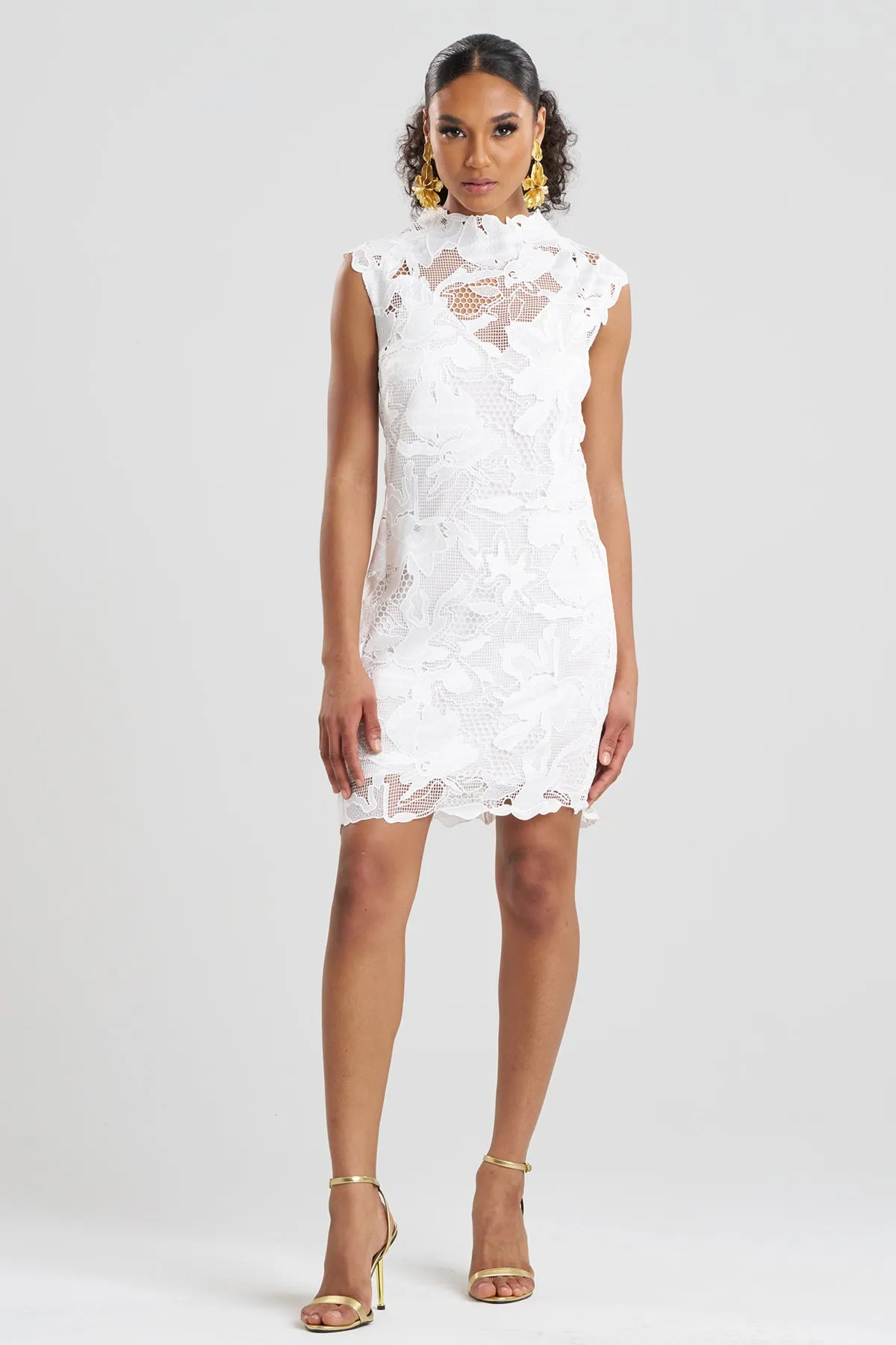 Nishi Lace Sheath Dress sold by Natori