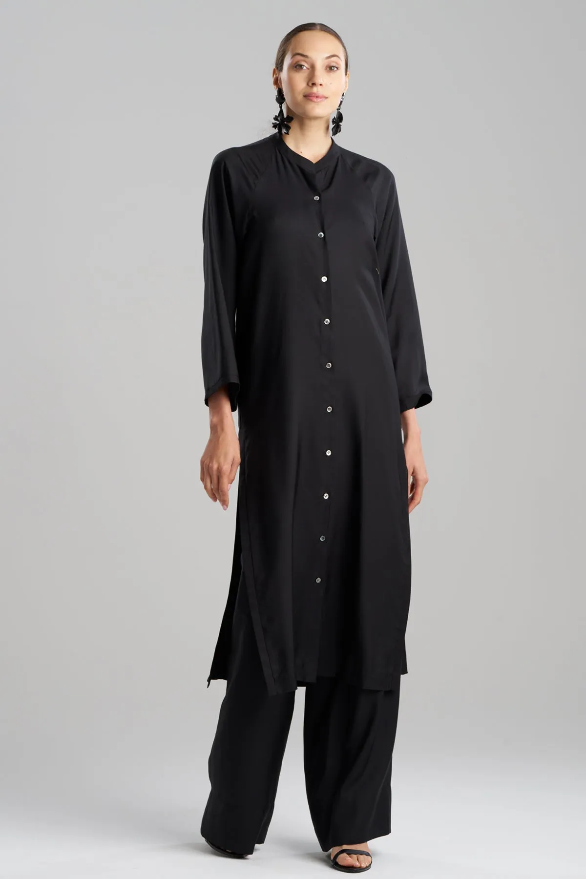 Cotton Silk Twill Tunic sold by Natori