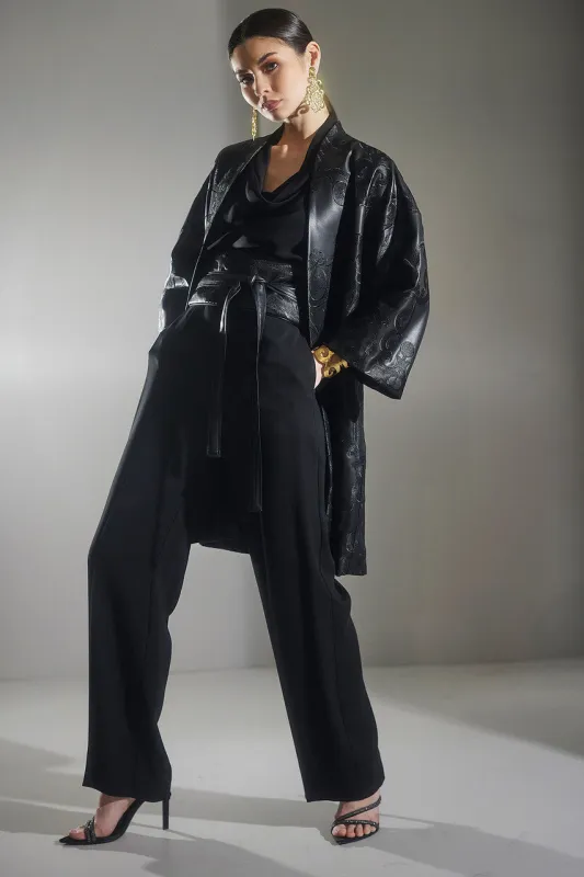 Stretch Crepe Trousers sold by Natori