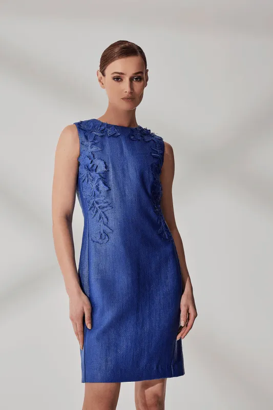 Embellished Raffia Sheath Dress sold by Natori