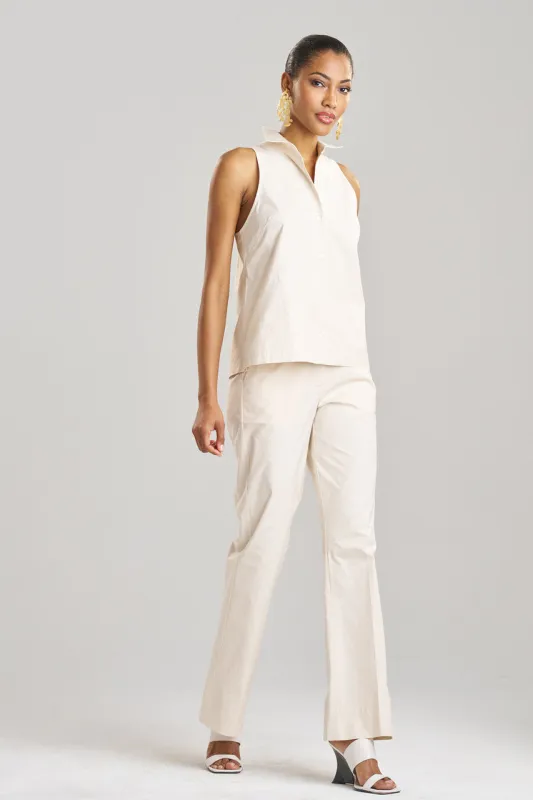 Techno Poplin Sleeveless Shirt sold by Natori