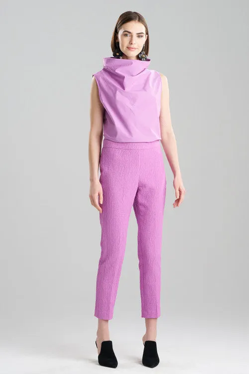 Textured Cotton Jacquard Ankle Pants sold by Natori product image thumbnail 2