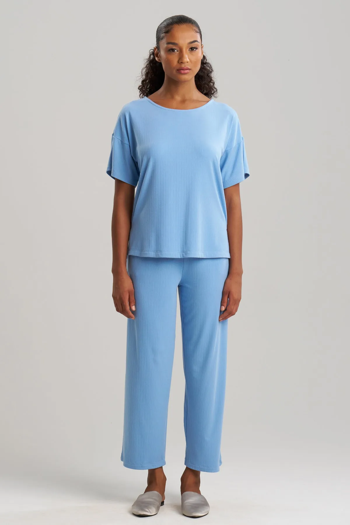 Soothe Rib Short Sleeve PJ sold by Natori product image thumbnail 3