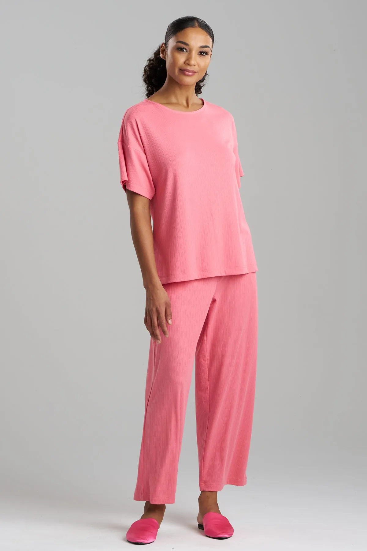 Soothe Rib Short Sleeve PJ sold by Natori product image thumbnail 4