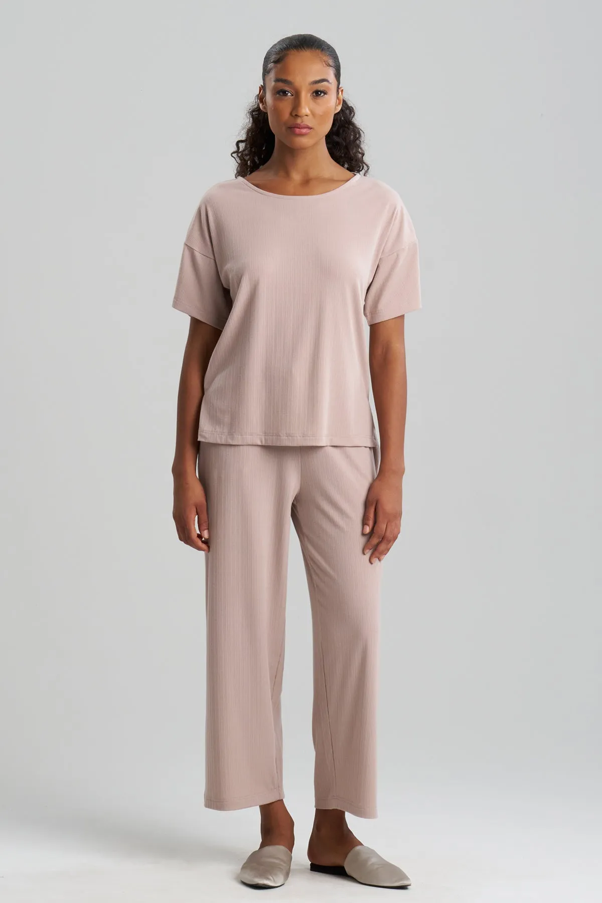 Soothe Rib Short Sleeve PJ sold by Natori product image thumbnail 2