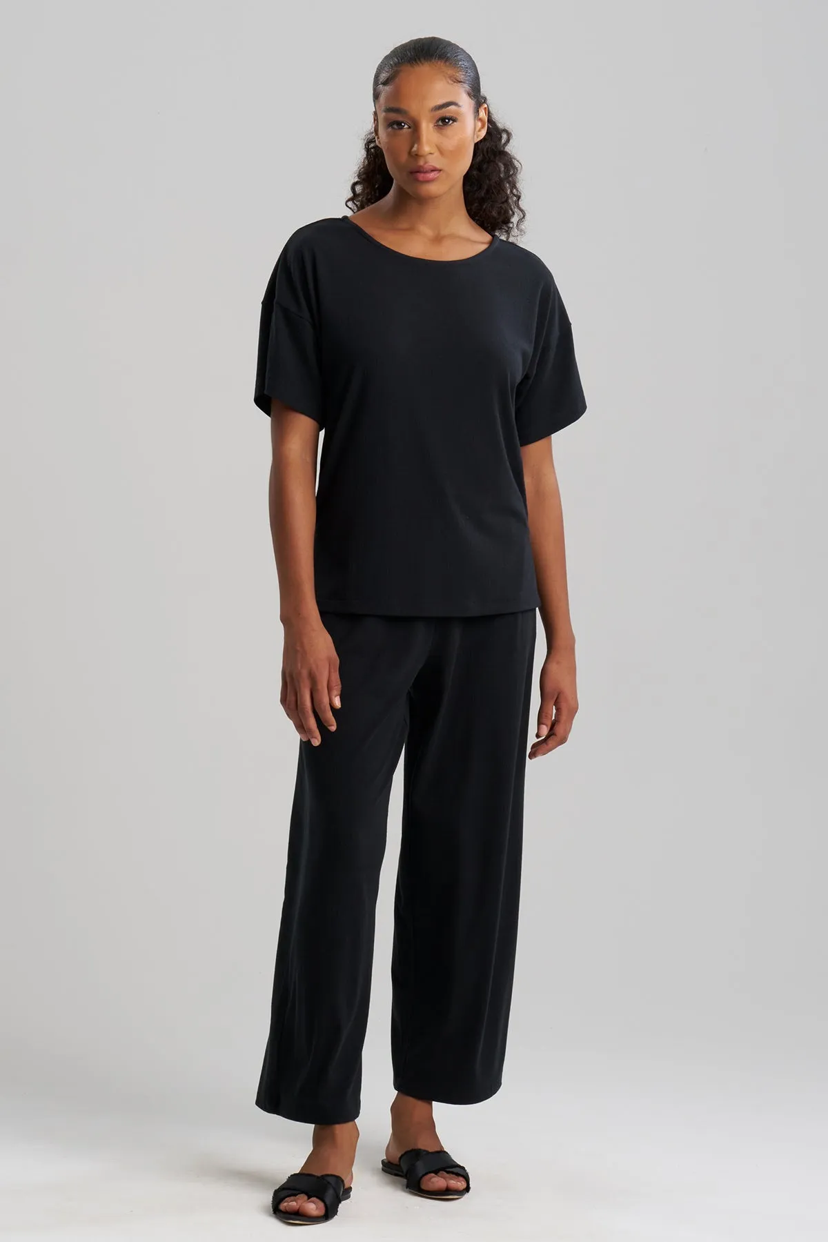 Soothe Rib Short Sleeve PJ sold by Natori