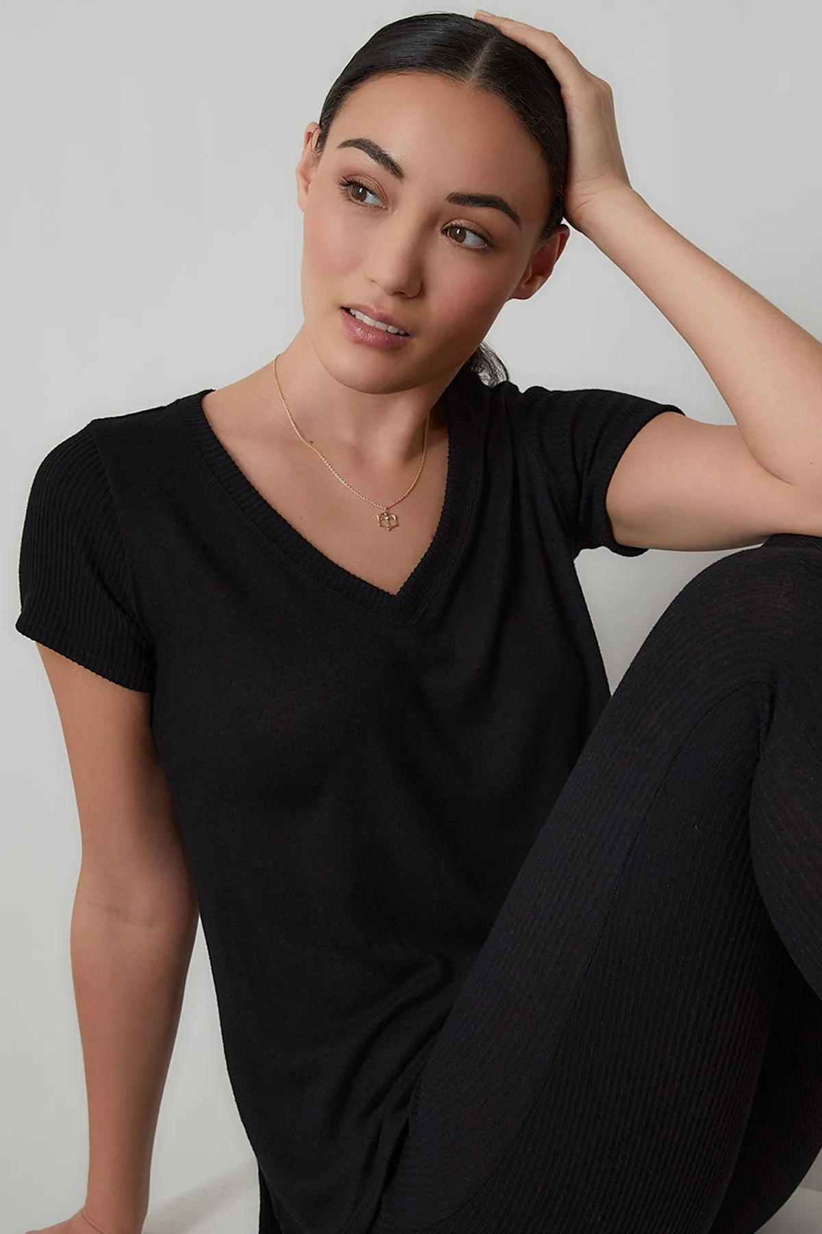 Indochine Spirit 14k Bamboo Frame Cross Diamond Pendant Necklace sold by Natori