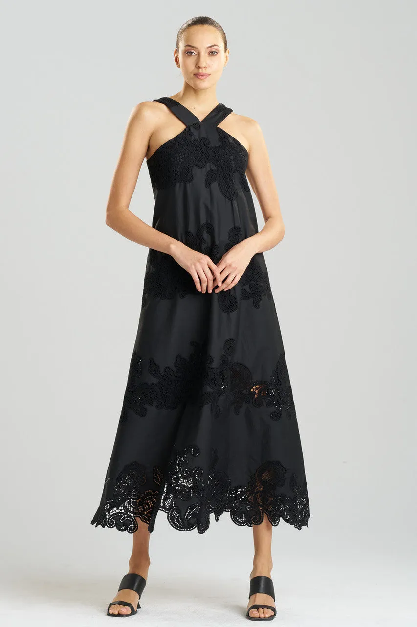 Madeira Cutwork Embroidered Halter Dress sold by Natori product image thumbnail 2