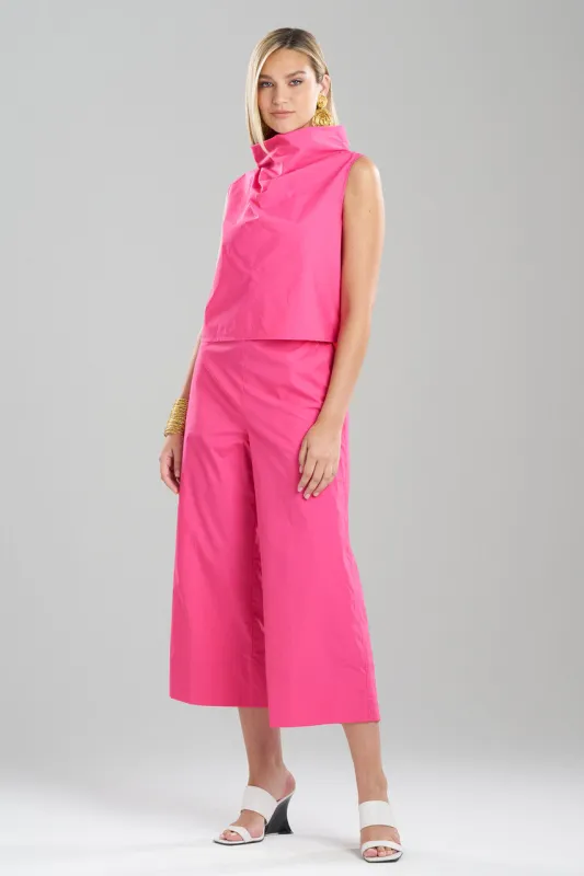 Techno Poplin Cowl Top sold by Natori