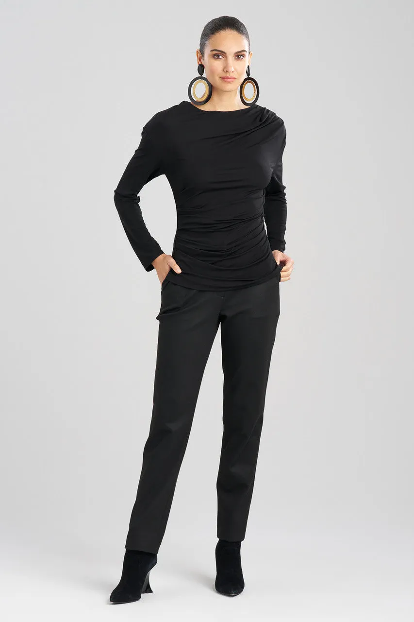 Matte Jersey Drape Top sold by Natori