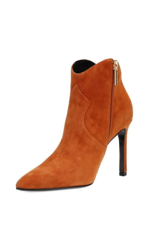 Leiko Suede Heel Bootie sold by Natori