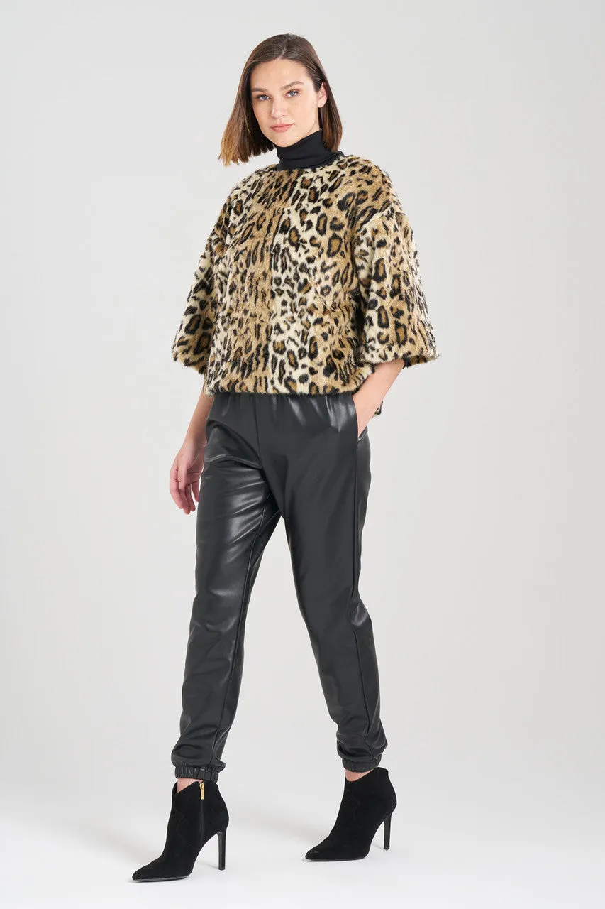 Faux Leopard Fur Top sold by Natori