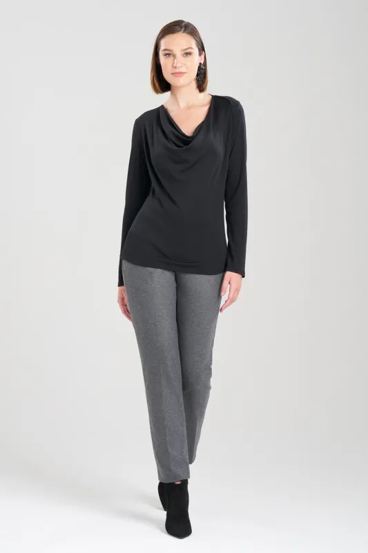 Layering Jersey Knit Drape Top sold by Natori
