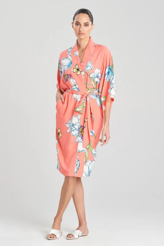 Wild Poppy Wrap sold by Natori