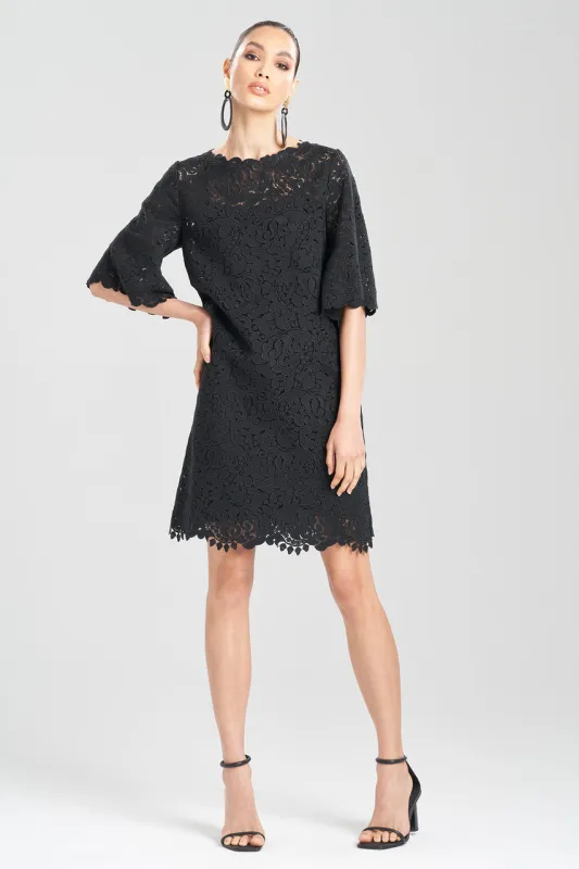 Scroll Guipure Lace Dress sold by Natori