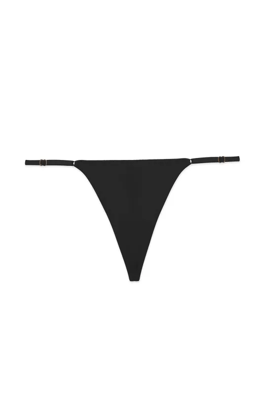 Verge Adjustable String Thong sold by Natori