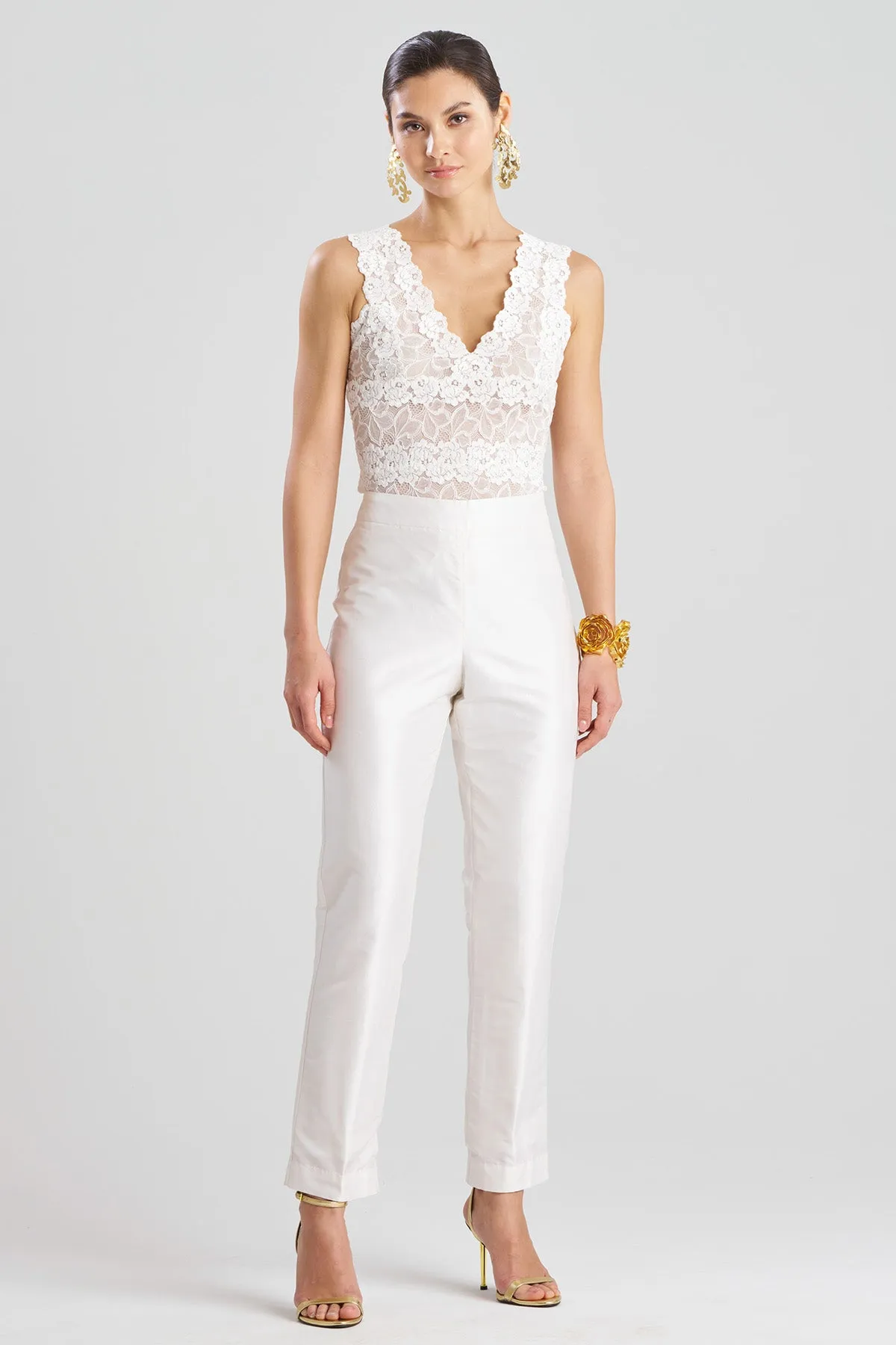 Couture Silk Dupioni Slim Pants sold by Natori product image thumbnail 3