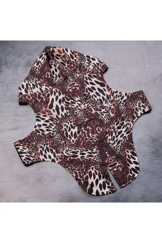 Luxe Leopard Raincoat sold by Natori