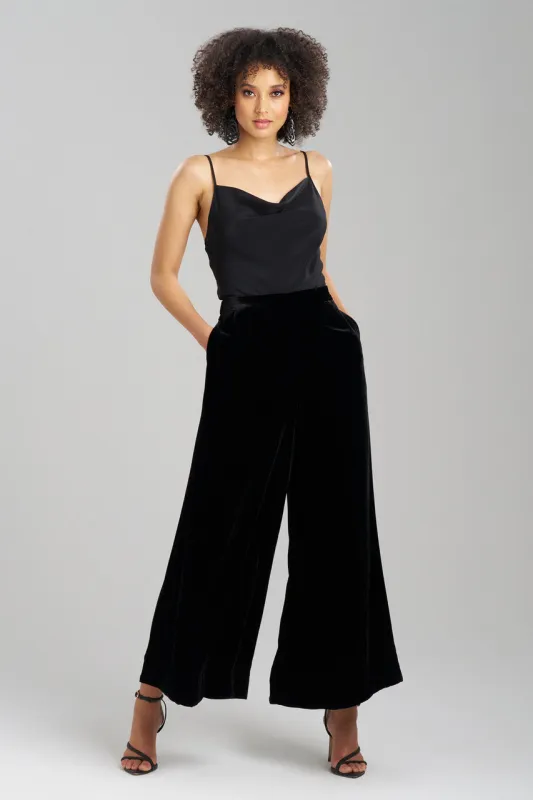 Couture Velvet Silk Palazzo Pants sold by Natori