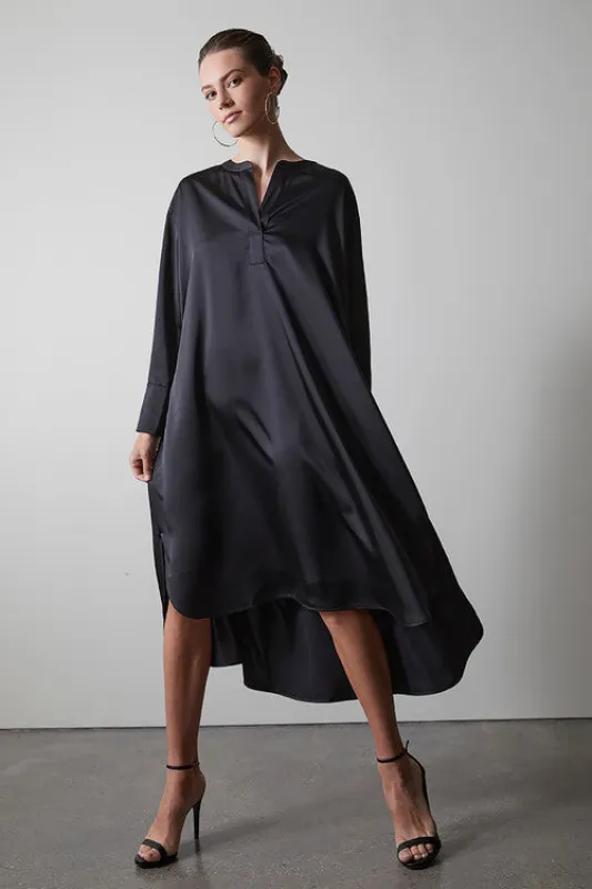 Luxe Charmeuse Oversized Shirtdress sold by Natori
