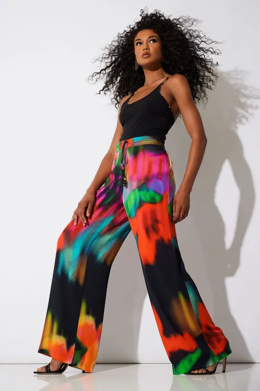 Floral Mirage Printed Rayon Pants sold by Natori