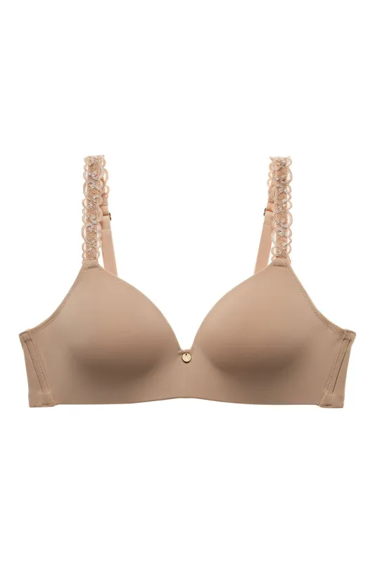 Pure Luxe Wireless Contour Bra sold by Natori