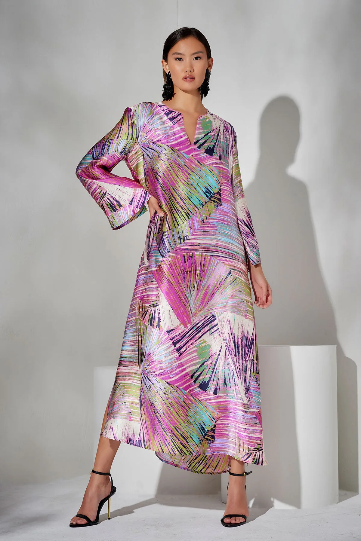 Sensu Silk Caftan sold by Natori