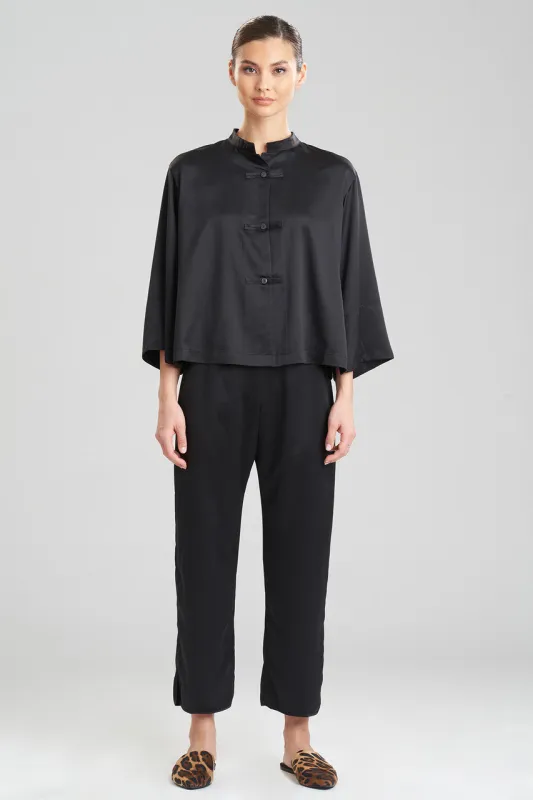 Feathers Satin Essentials Mandarin PJ sold by Natori