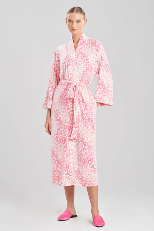 Misty Leopard Cozy Knit Robe sold by Natori