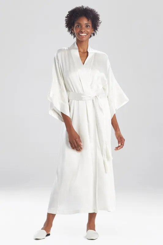 Lolita Lace Embroidered Silk Tassel Robe sold by Natori