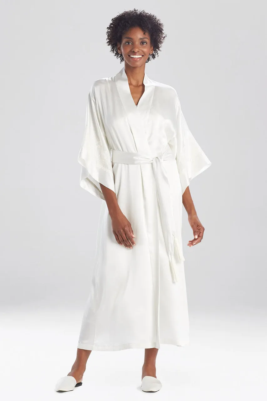 Lolita Lace Embroidered Silk Tassel Robe sold by Natori